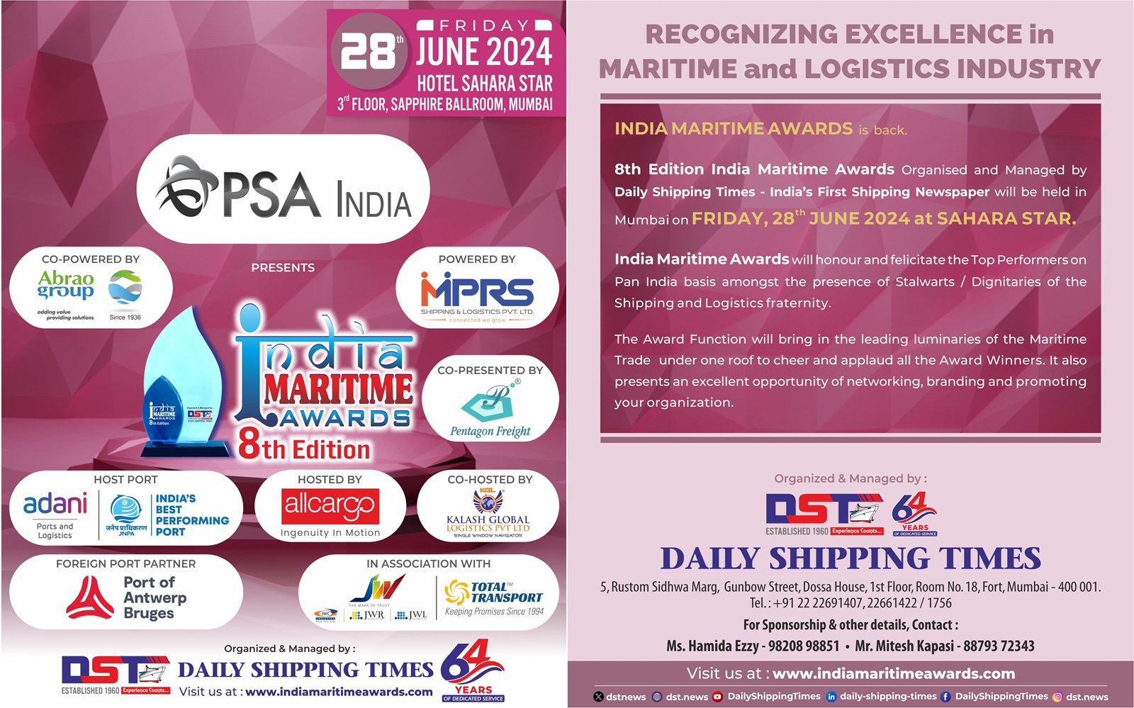 India Maritime Awards - 8th Edition Brochure